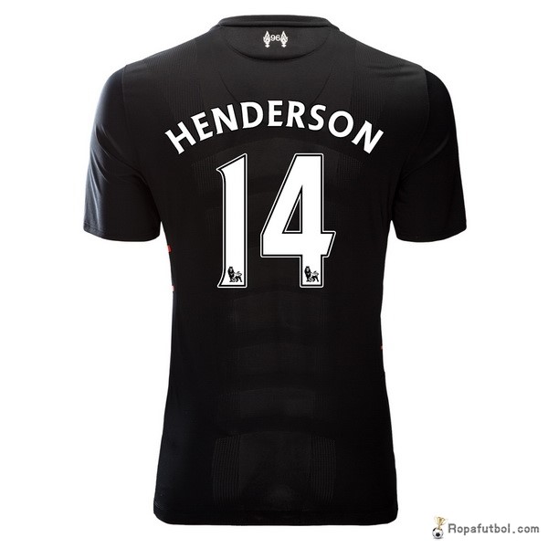 Camiseta Liverpool Replica Segunda Ropa Henderson 2016/17 Negro